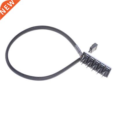Host Case PC Cooler Fan Power Cable 1 Female To 5Male 5Pin S