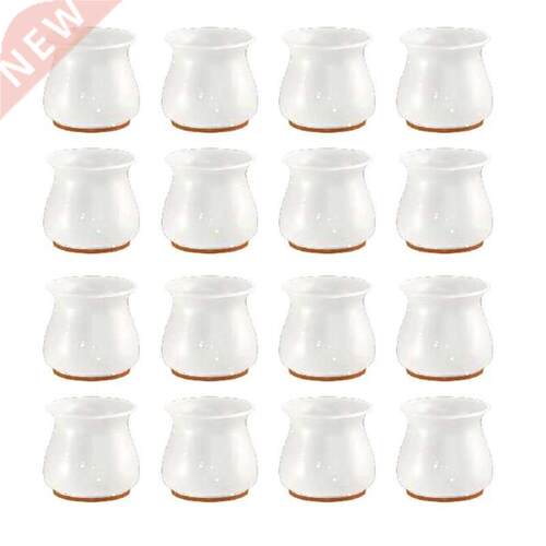 16Pcs Chair Leg Protectors,Silicone Leg Caps Protection Cove