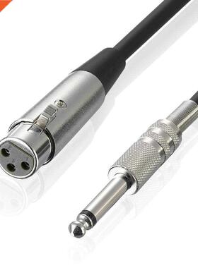 Bochara 1/4		Jack 6.5mm Male to XLR Female Mic