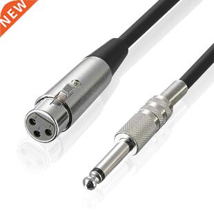 Bochara 1/4		Jack 6.5mm Male to XLR Female Mic