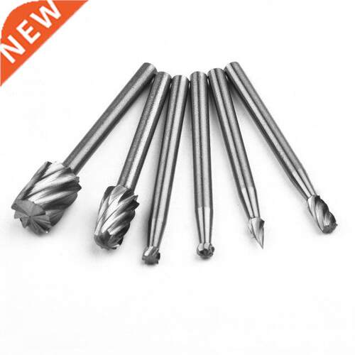 6Pcs Router Drill Bits Set Milling Cutter Rotary Burr Tool E
