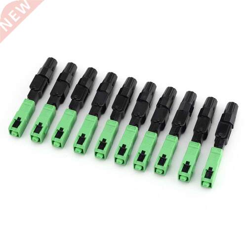 10PCS SC/APC Fier Optic Connector FTTH Emedded Single Mode