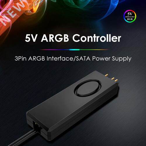 New 5V Gorgeous ARGB Controller SATA Pin Power Supply Deskto