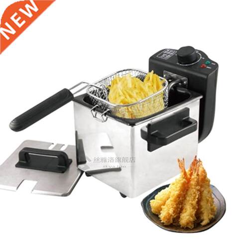 Mini 1.5L household Electric Deep Fryer Stainless Steel sing