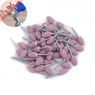 Shank 12mm Red Corundum Polishing Wheel Grinding He