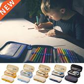 Case Capacity Double Large Box Layer Pencil