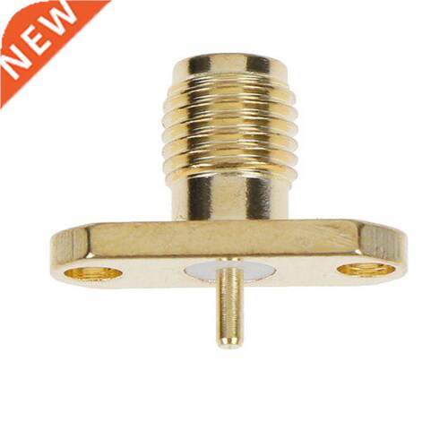 1PC SMA Female 2 Hole Panel Flange Jack With Solder Post Ter