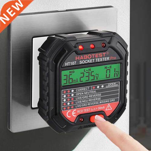Habotest Socket Tester Pro Voltage Test RCD 30mA Socket Dete