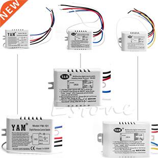1/2// Channel ON/OFF Lamp Switch Receiver Transmitter Wirel
