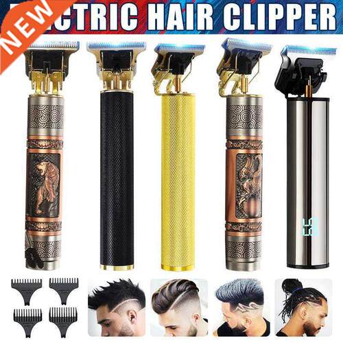With 4 Limit Comb T9 Bald Head Hair Clipper USB