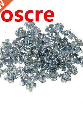 Lot100 Metric M4 Zinc Plated Steel T Nuts Blind Nuts 4 Prong