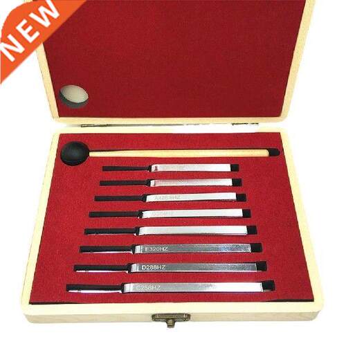 1 Set 8 Tuning Fork Set 256-512HZ Steel Teaching Tuning