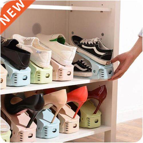 1/5/10pcs Adjustable Shoe Organizer Double Shoe Rack Storage