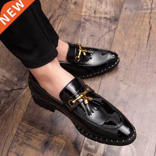 Men tassel loafers Mens loafers leather Man shoes leather ta