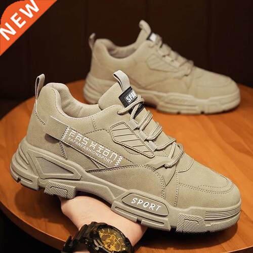 Platform Sneakers for Men Breathable Casual Walking Sports R