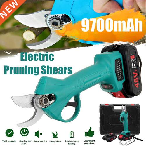98V Electric Pruning Shears Cordless Secateur Rechargeable