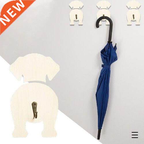 Dog Tail Hooks Metal Key Holder Hooks Wall-mounted