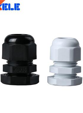 10pcs M20x1.5 Waterproof Cable Gland Black White Ip68 Connec