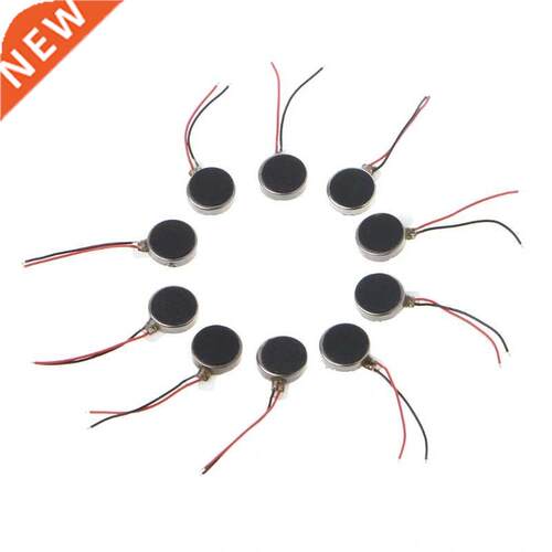 10x DC 3V 70mA 12000±2500RPM Phone Coin Flat Vibratin