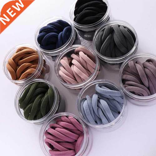 2022 New Fashion Women Solid Color Sretch Elastic Hair Bands