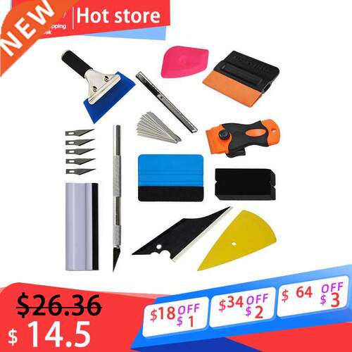 High Quality Car Wrapping Tools Kit Vinyl Squeegee Felt Scra