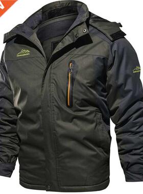 Men Winter Fleece Military Jackets Windproof Waterproof Outw