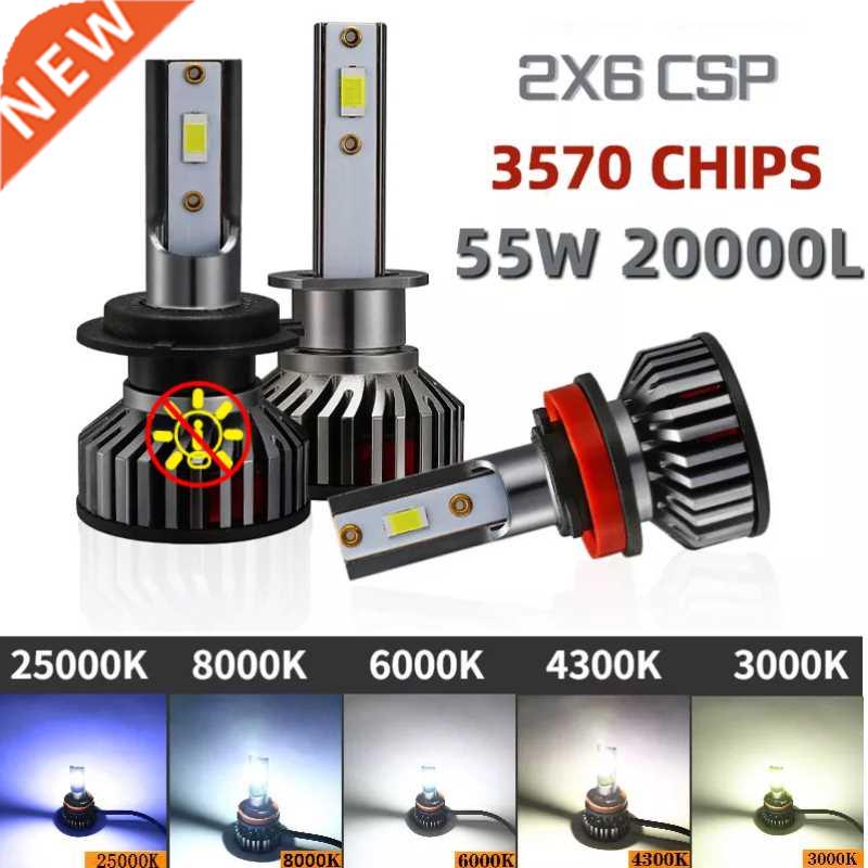 H4 LED BULBS Headlight H7 H1 20000LM Car Lights H8 H9 H11 90