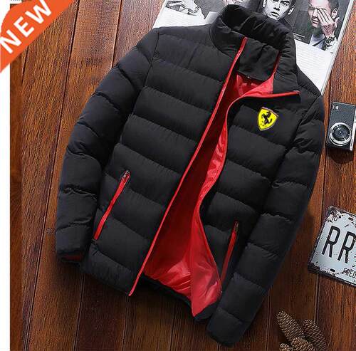 2022 Men's New Ferrari Down Jackets Fashion Brand Jackets Sp