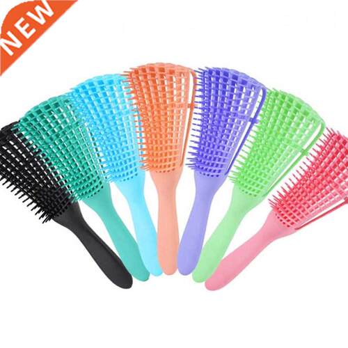 1PC Massage Fluffy Curly Hair Eight Claw Comb Scalp Massage