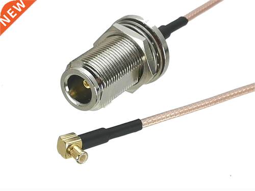 RG316 N Female jack Bulkhead to MCX Male plug Right angle Co