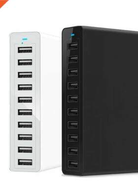 10 USB ports Quick charge Charger Station Dock with cable 50