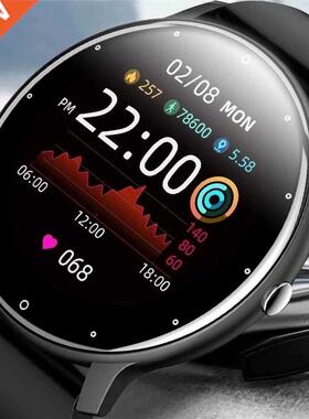 LIGE 2022 New Smart Bracelet Men's Full Touch Screen Sports