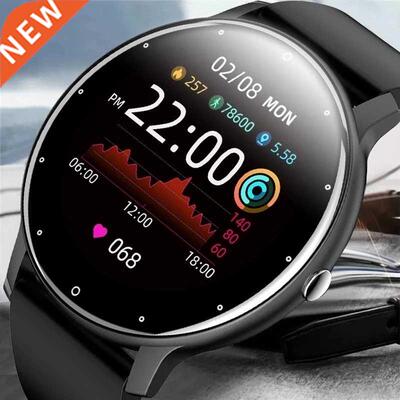 LIGE 2022 New Smart Bracelet Men's Full Touch Screen Sports