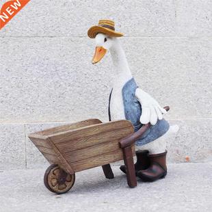 Duck Planter Adorable Flower Decorative Pot Landscape