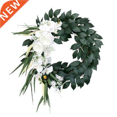 Artificial Phalaenopsis Wreath Christmas Wreath For Front