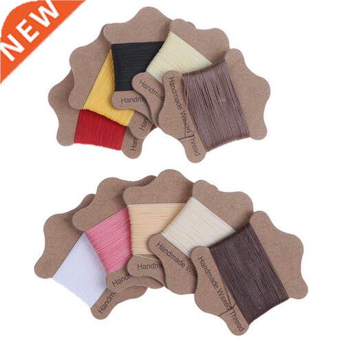 20/Roll  Handmade Flat Waxed Sew Wax Lne Thread Cord Han