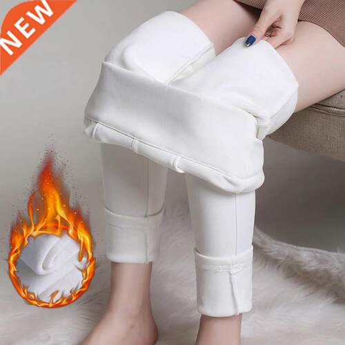 S-6XL Plus Size Fleece High Stch Long Leggings Women Autumn