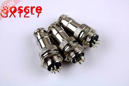 1PCS GX12-7 12mm 7 pin Type Aviation Connect Plug