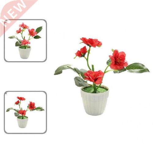 Artificial Flowers Red Silk Peony Roses Vases for Home