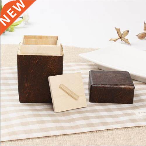 MagiDeal Wooden Tea Storage Box Organizer Container Wood