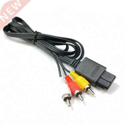 New N64 SNES Gamecube 6FT RCA AV TV Audio Video Stereo Cable