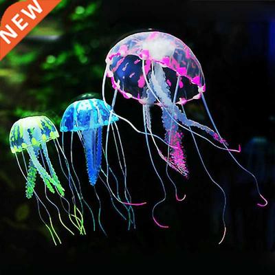 1PC Artificial Jellyfish Aquarium Fish Tank Accessories Simu
