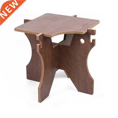 Outdoor Folding Bucket Shelf Multifunctional Wood High