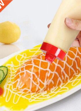 Plastic 4-Hole Salad Ketchup Mustard Kitchen Accessories
