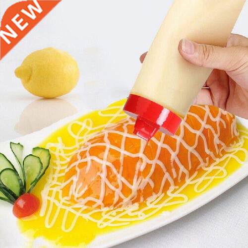 Plastic 4-Hole Salad Ketchup Mustard Kitchen Accessories