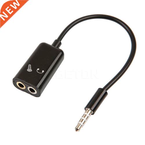 Jack .5mm 1 to 2 Audio Cable Splitter Male to Earphone Head