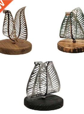 Retro Leaf Tissue Holder Napkin Holder Metal Home