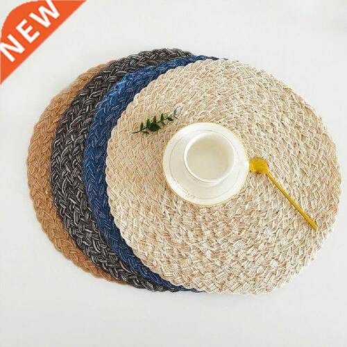 Table Mat Heat Insulation Braided Design Compact Three