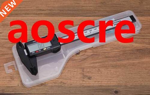 150mm 6 inch LCD Digital Electronic Carbon Fiber Vernier Cal