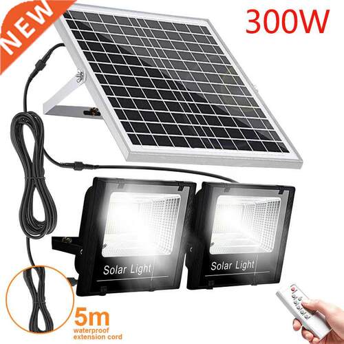 2 head outdoor solar spotlights Aluminum Waterproof Super Br